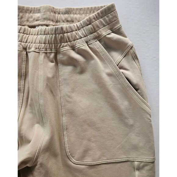 Lululemon Scuba High-Rise Cropped Jogger | Size 4  Trench (Tan) -Like New - Picture 3 of 12